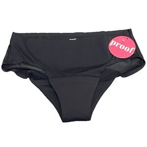 Proof Super Heavy Absorbency Period Underwear Brief Black Size Small 4-6